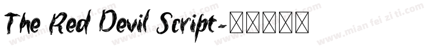 The Red Devil Script字体转换